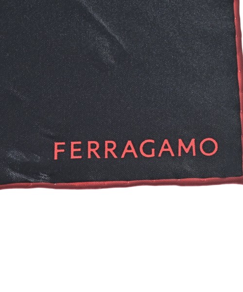 Salvatore Ferragamo（サルバトーレフェラガモ）バンダナ・スカーフ 黒 サイズ:- レディース/2200675203012