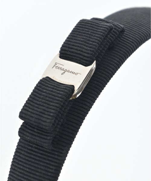 Salvatore Ferragamo（サルバトーレフェラガモ）ヘアアクセサリー 黒 サイズ:- レディース/2200677458076