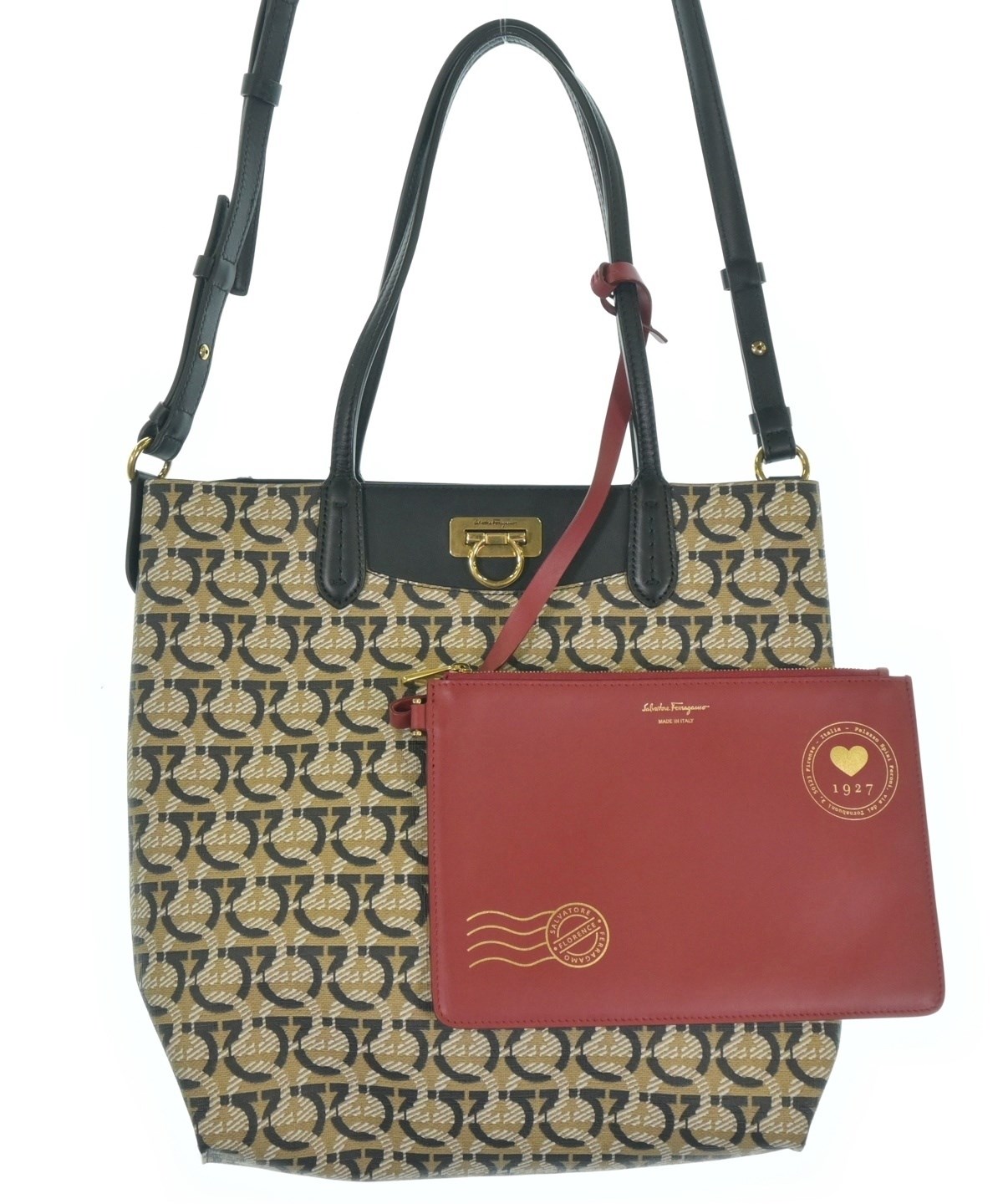 Salvatore Ferragamo（サルバトーレフェラガモ）トートバッグ ベージュ