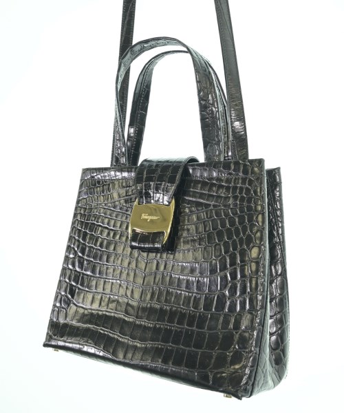 Salvatore Ferragamo（サルバトーレフェラガモ）ハンドバッグ 黒 サイズ:- レディース/2200678115220