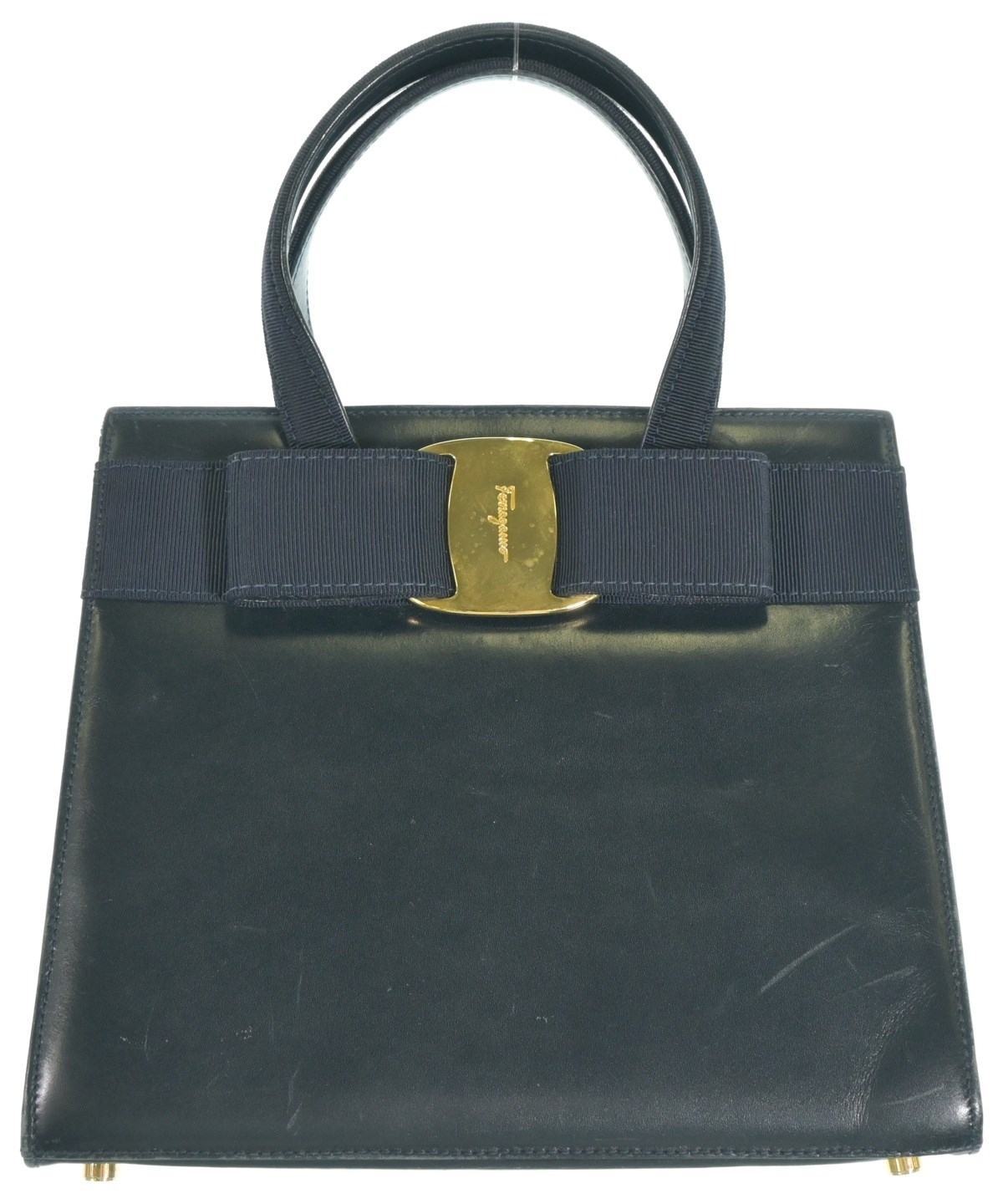 Salvatore Ferragamo（サルバトーレフェラガモ）ハンドバッグ 紺