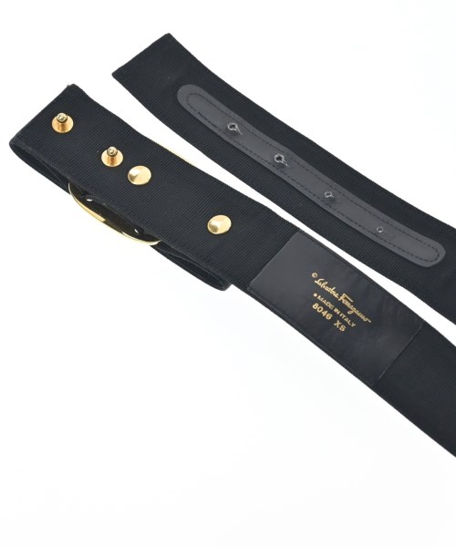 Salvatore Ferragamo（サルバトーレフェラガモ）ベルト 黒 サイズ:XS レディース/2200687745036