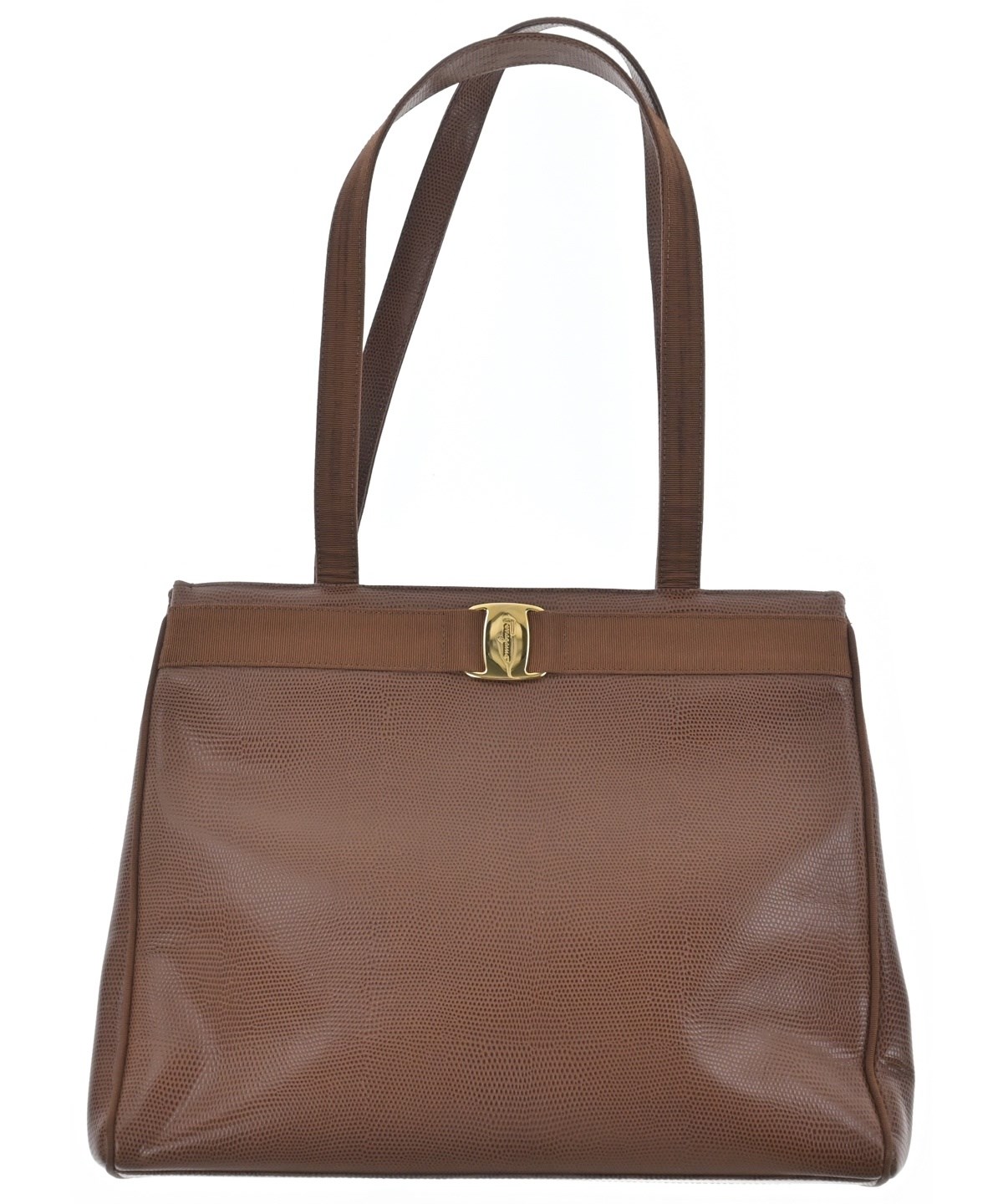 専用出品❗️⭐️Salvatore Ferragamo パーティーバッグ茶 Salvatore Ferragamo（サルバトーレフェラガモ）トートバッグ 茶