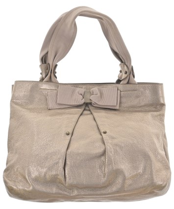 Salvatore Ferragamo ベージュ レザー 籐 ハンドバッグ Salvatore Ferragamo（サルバトーレフェラガモ）ハンドバッグ ベージュ