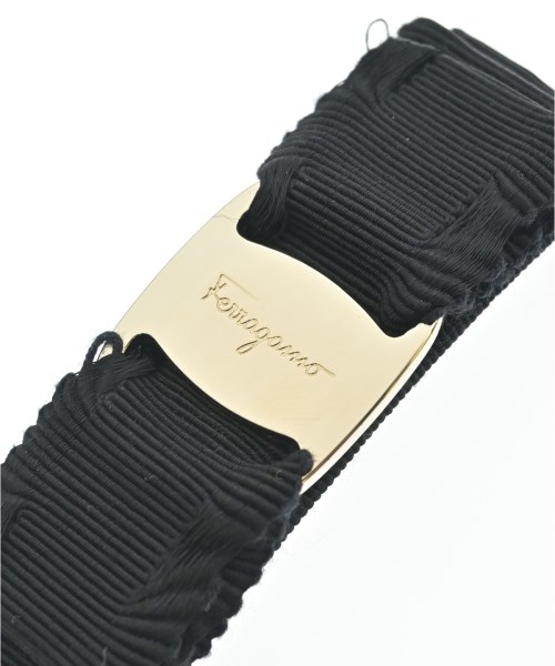 Salvatore Ferragamo（サルバトーレフェラガモ）ヘアアクセサリー 黒 サイズ:- レディース/2200700594238