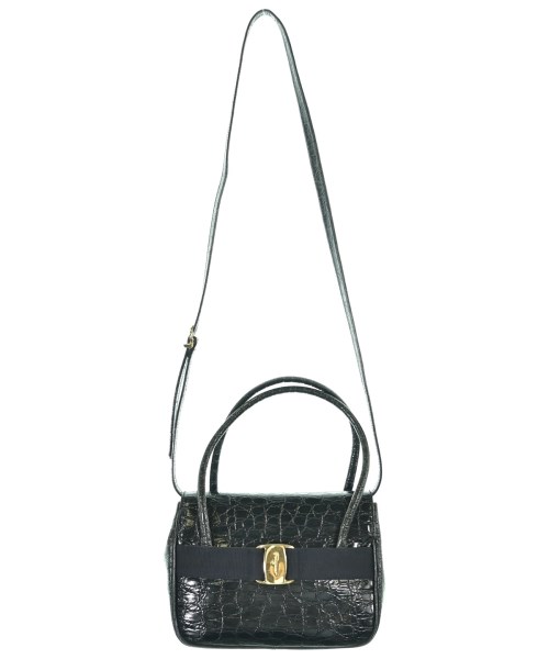 Salvatore Ferragamo（サルバトーレフェラガモ）ハンドバッグ 紺 サイズ:- レディース/2200702125188
