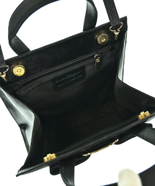 Salvatore Ferragamo（サルバトーレフェラガモ）ハンドバッグ 黒 サイズ:- レディース/2200702126697