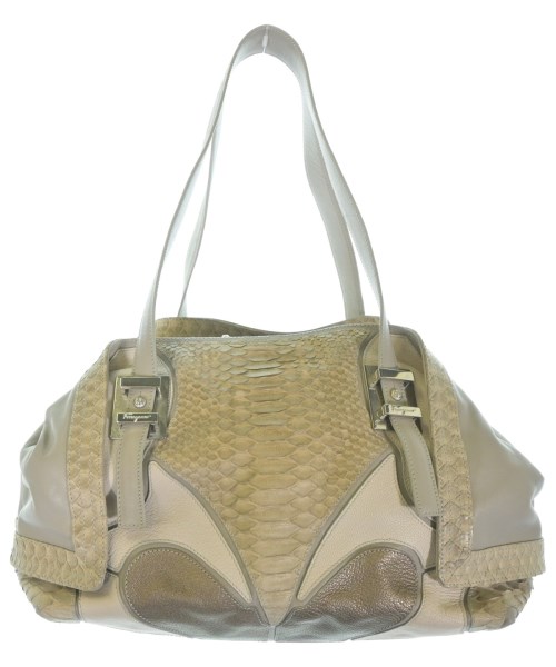 Salvatore Ferragamo（サルバトーレフェラガモ）ハンドバッグ グレー サイズ:- レディース/2200656861521