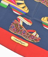 Salvatore Ferragamo（サルバトーレフェラガモ）バンダナ・スカーフ 紺 サイズ:- レディース/2200656862832