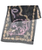 Salvatore Ferragamo（サルバトーレフェラガモ）バンダナ・スカーフ 黒 サイズ:- レディース/2200659554031