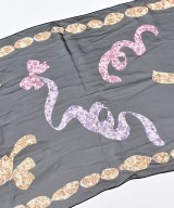 Salvatore Ferragamo（サルバトーレフェラガモ）バンダナ・スカーフ 黒 サイズ:- レディース/2200659554031