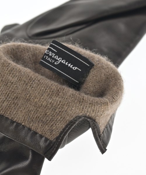 Salvatore Ferragamo（サルバトーレフェラガモ）手袋 黒 サイズ:7.5 レディース/2200660473277