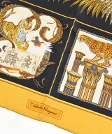 Salvatore Ferragamo（サルバトーレフェラガモ）バンダナ・スカーフ 黄 サイズ:- レディース/2200710004093