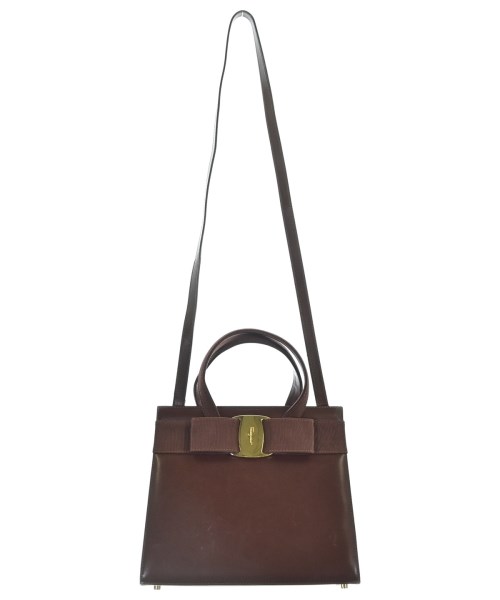 Salvatore Ferragamo（サルバトーレフェラガモ）ハンドバッグ 茶 サイズ:- レディース/2200716252221