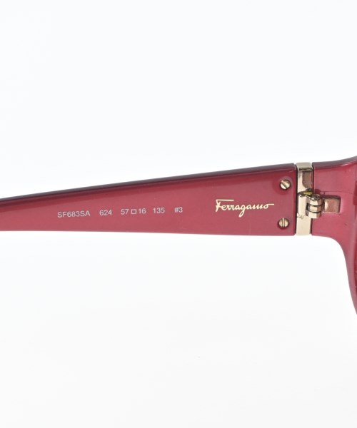 Salvatore Ferragamo（サルバトーレフェラガモ）サングラス 赤 サイズ:- レディース/2200716254294