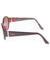 Salvatore Ferragamo（サルバトーレフェラガモ）サングラス 赤 サイズ:- レディース/2200716254294