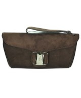 Salvatore Ferragamo（サルバトーレフェラガモ）クラッチバッグ 茶 サイズ:- レディース/2200716319979