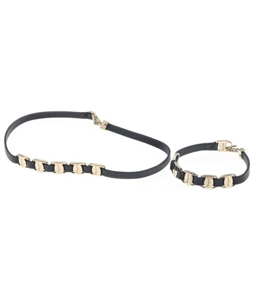 Salvatore Ferragamo(サルバトーレフェラガモ)ブレスレット・バングル 黒 サイズ:-/2200649726080
