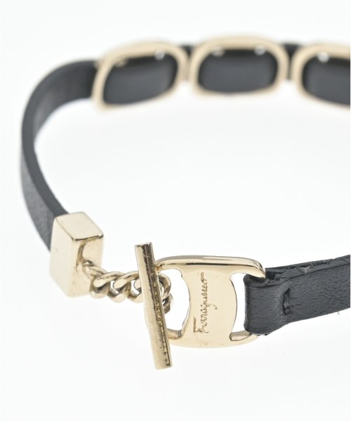 Salvatore Ferragamo（サルバトーレフェラガモ）ブレスレット・バングル 黒 サイズ:- レディース/2200649726080