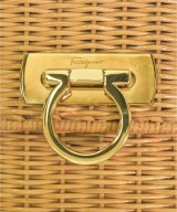 Salvatore Ferragamo（サルバトーレフェラガモ）かごバッグ ベージュ サイズ:S レディース/2200704080041