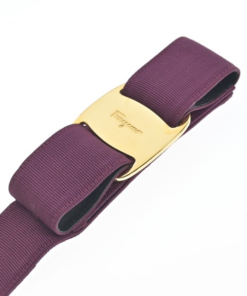Salvatore Ferragamo（サルバトーレフェラガモ）ベルト 紫 サイズ:S レディース/2200709607021