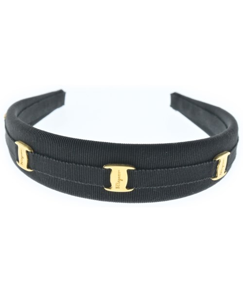 Salvatore Ferragamo（サルバトーレフェラガモ）ヘアアクセサリー 黒 サイズ:- レディース/2200663116249