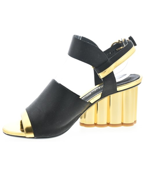 Salvatore Ferragamo（サルバトーレフェラガモ）サンダル 黒 サイズ:5 1/2(23cm位) レディース/2200666316097
