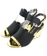 Salvatore Ferragamo（サルバトーレフェラガモ）サンダル 黒 サイズ:5 1/2(23cm位) レディース/2200666316097