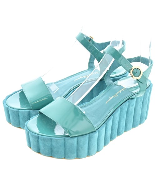 Salvatore Ferragamo(サルバトーレフェラガモ)パンプス 青 サイズ:6 1/2(24cm位)/2200666316103