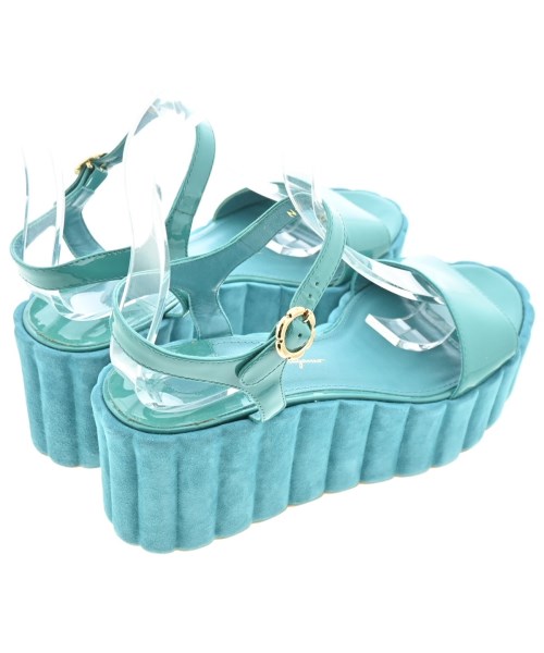 Salvatore Ferragamo（サルバトーレフェラガモ）パンプス 青 サイズ:6 1/2(24cm位) レディース/2200666316103