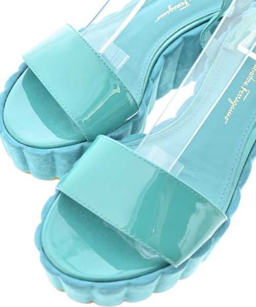 Salvatore Ferragamo（サルバトーレフェラガモ）パンプス 青 サイズ:6 1/2(24cm位) レディース/2200666316103