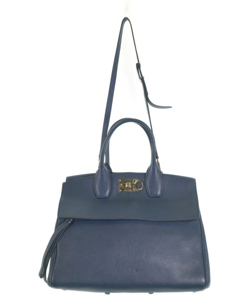 Salvatore Ferragamo（サルバトーレフェラガモ）ハンドバッグ 紺 サイズ:- レディース/2200719902390