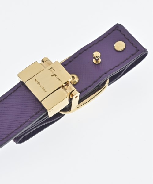 Salvatore Ferragamo（サルバトーレフェラガモ）ベルト 紫 サイズ:- レディース/2200720483215