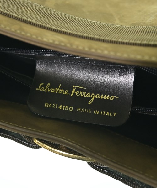 Salvatore Ferragamo（サルバトーレフェラガモ）ハンドバッグ カーキ サイズ:- レディース/2200722179895
