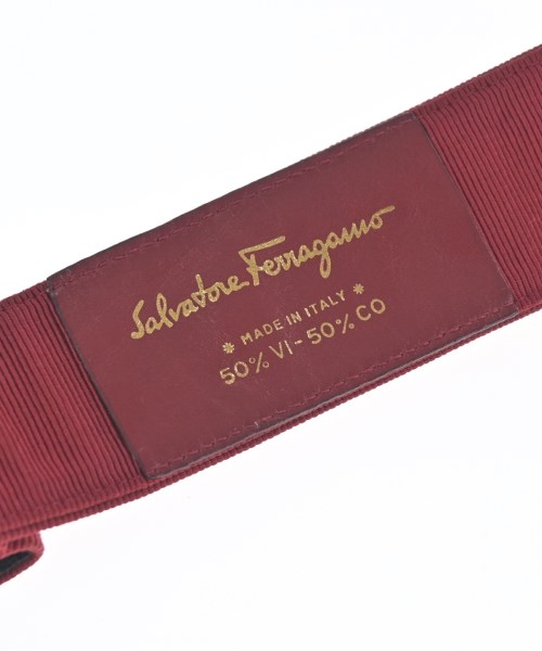 Salvatore Ferragamo（サルバトーレフェラガモ）ベルト 赤 サイズ:- レディース/2200723294023