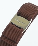 Salvatore Ferragamo（サルバトーレフェラガモ）ヘアアクセサリー 茶 サイズ:- レディース/2200724352319