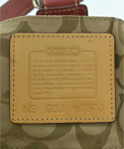 COACH（コーチ）ショルダーバッグ 赤 サイズ:- レディース/2200637657051