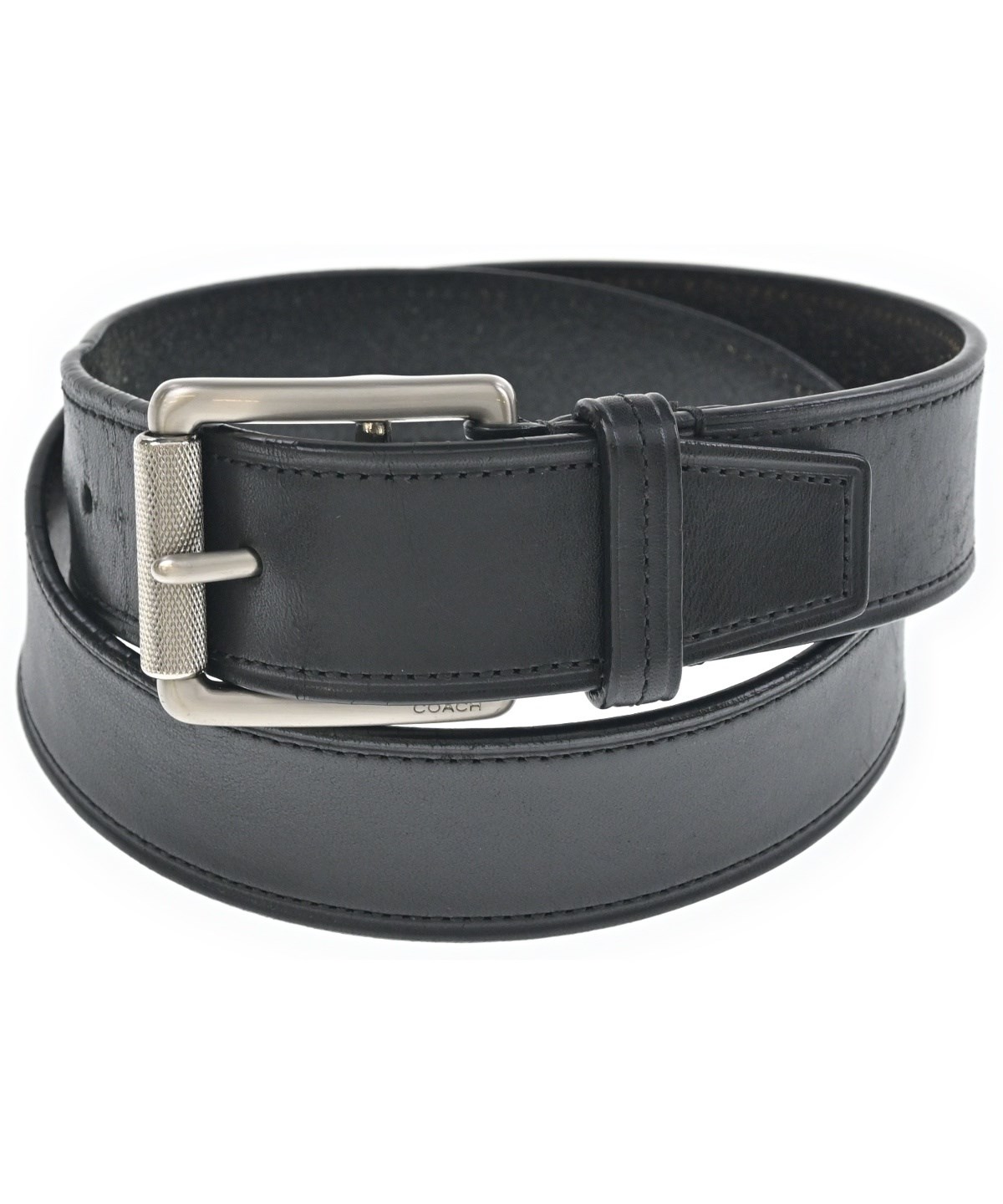 COACH 黒レザー ベルト Sサイズ COACH（コーチ）ベルト 黒 サイズ:86.4 レディース/2200622407036