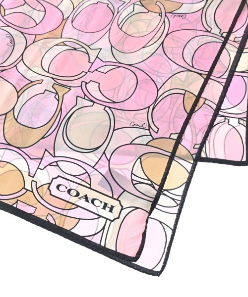 COACH（コーチ）バンダナ・スカーフ ピンク サイズ:- レディース/2200628407047