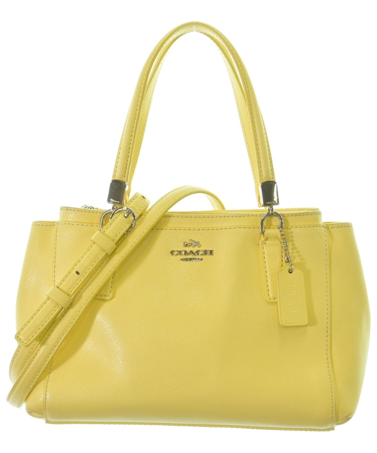 【期間限定値下げ】COACH イエロー ハンドバッグ COACH（コーチ）ハンドバッグ 黄 サイズ:- レディース