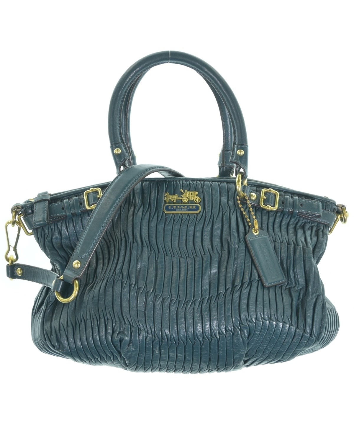 COACH（コーチ）ハンドバッグ 青 サイズ:- レディース