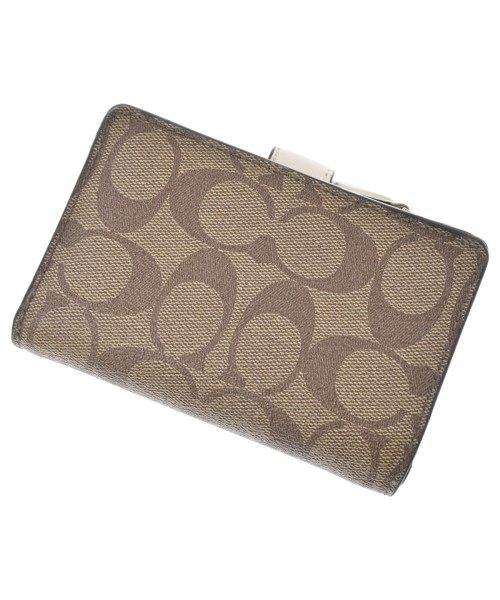 COACH（コーチ）財布・コインケース ベージュ サイズ:- レディース/2200586544020