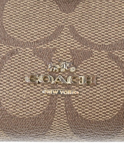 COACH（コーチ）財布・コインケース ベージュ サイズ:- レディース/2200586544020