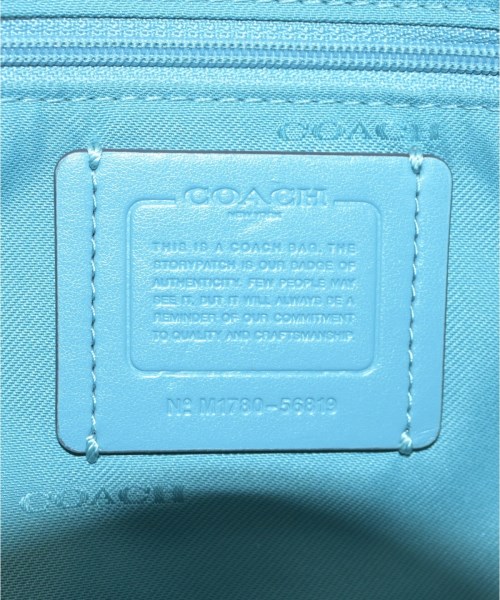 COACH（コーチ）ショルダーバッグ 青 サイズ:- レディース/2200598659460