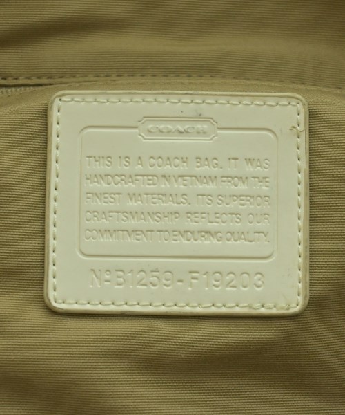 COACH（コーチ）ハンドバッグ ベージュ サイズ:- レディース/2200621411843