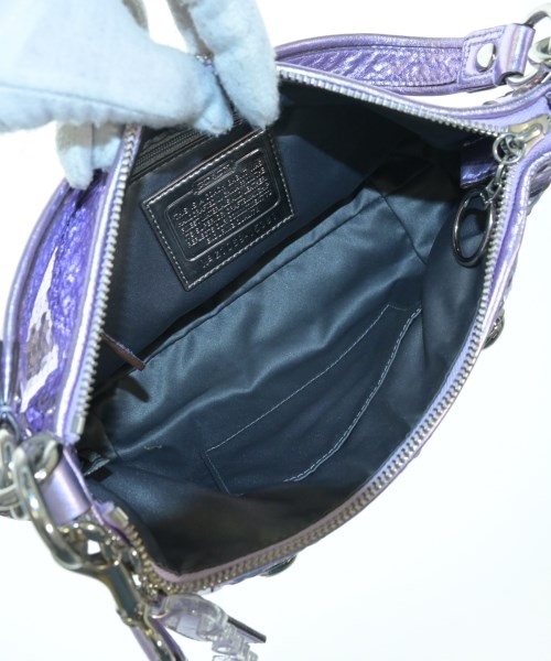 COACH（コーチ）ショルダーバッグ 紫 サイズ:- レディース/2200623401026