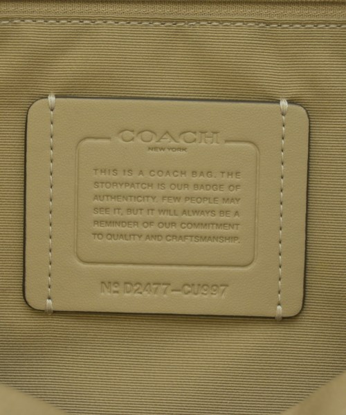 COACH（コーチ）ハンドバッグ ベージュ サイズ:- レディース/2200629162457