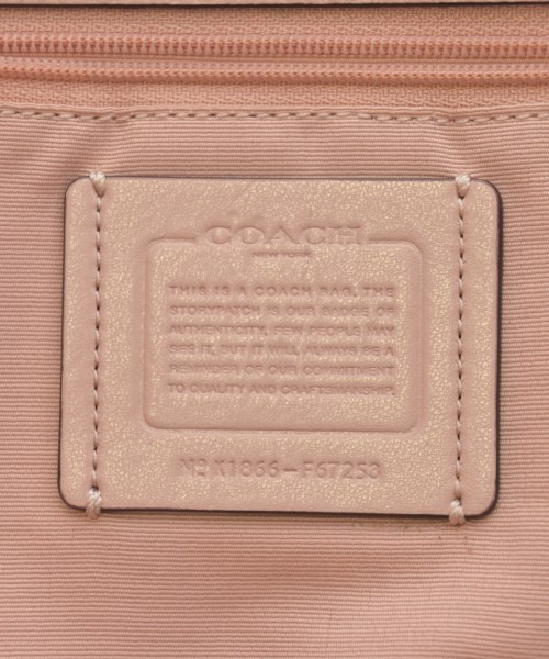COACH（コーチ）トートバッグ ピンク サイズ:- レディース/2200629162495
