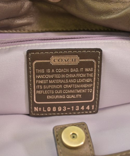 COACH（コーチ）ハンドバッグ ベージュ サイズ:- レディース/2200607775082