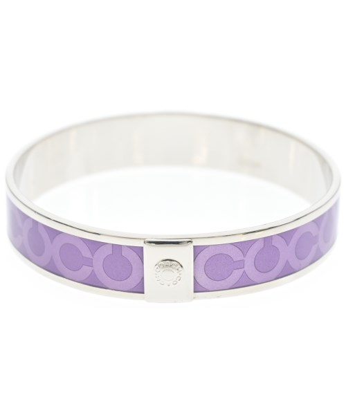 COACH（コーチ）ブレスレット・バングル 紫 サイズ:- レディース/2200606011280